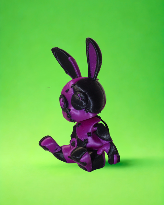 portachiavi bunny VIOLA NERO