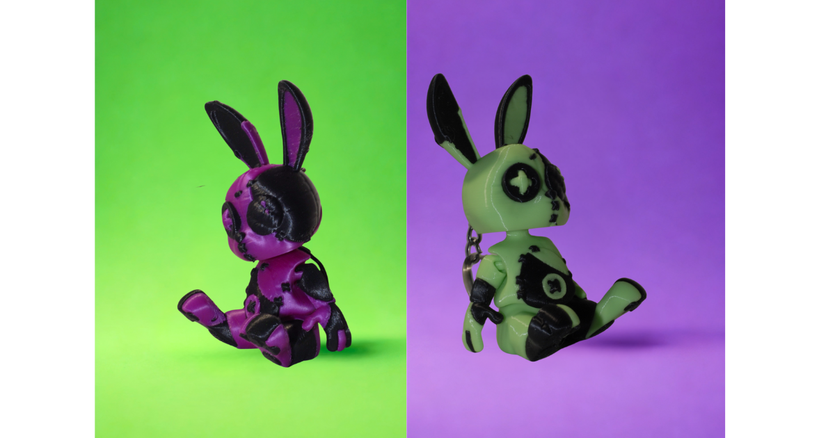 Portachiavi Steampunk Bunny - Collezione Coniglio Fantasy