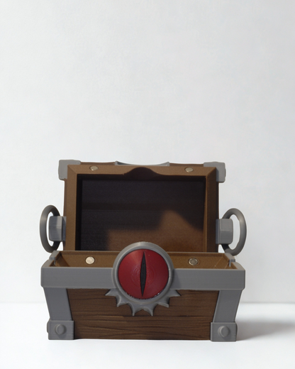Scrigno dell'Occhio Demoniaco - Deck Box Fantasy Magnetico